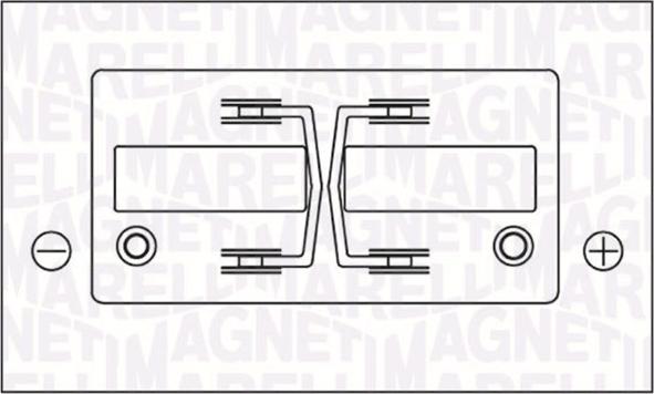 Magneti Marelli 067300540005 - Startera akumulatoru baterija ps1.lv