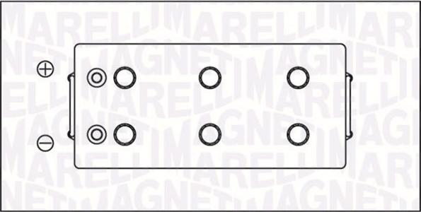 Magneti Marelli 067300560005 - Startera akumulatoru baterija ps1.lv