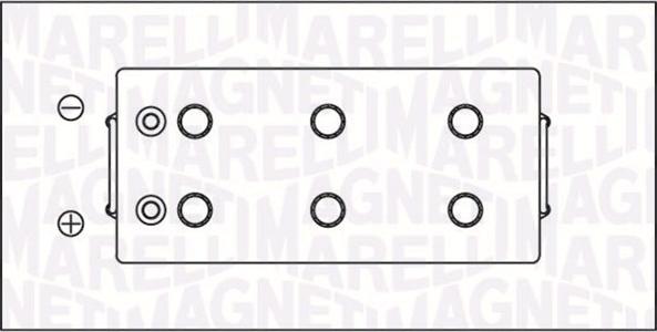 Magneti Marelli 067300570005 - Startera akumulatoru baterija ps1.lv