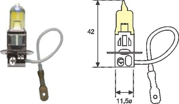 Magneti Marelli 002573100000 - Kvēlspuldze, Miglas lukturis ps1.lv