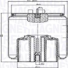 Magneti Marelli 030607020520 - Pneimoatsperes spilvens, Pneimopiekare ps1.lv