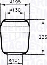 Magneti Marelli 030607020034 - Pneimoatsperes spilvens, Pneimopiekare ps1.lv