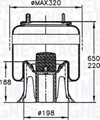 Magneti Marelli 030607020153 - Pneimoatsperes spilvens, Pneimopiekare ps1.lv