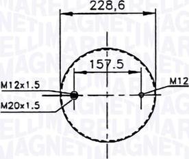 Magneti Marelli 030607020153 - Pneimoatsperes spilvens, Pneimopiekare ps1.lv