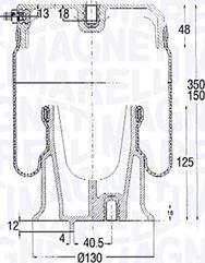 Magneti Marelli 030607020185 - Pneimoatsperes spilvens, Pneimopiekare ps1.lv