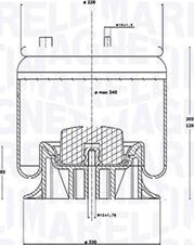 Magneti Marelli 030607020295 - Pneimoatsperes spilvens, Pneimopiekare ps1.lv