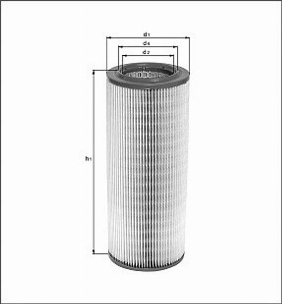 Magneti Marelli 154098981800 - Gaisa filtrs ps1.lv