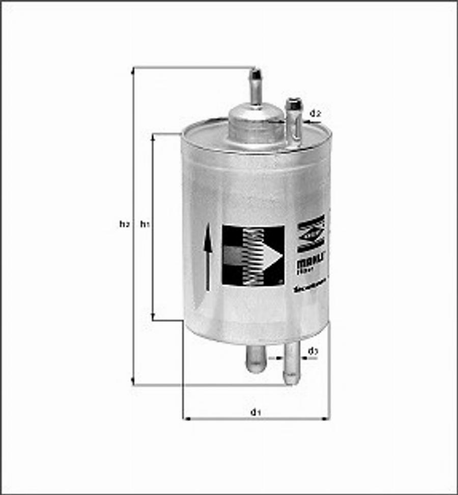 Magneti Marelli 154065151340 - Degvielas filtrs ps1.lv