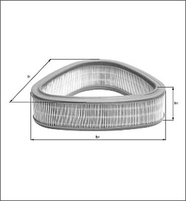 Magneti Marelli 154084511710 - Gaisa filtrs ps1.lv