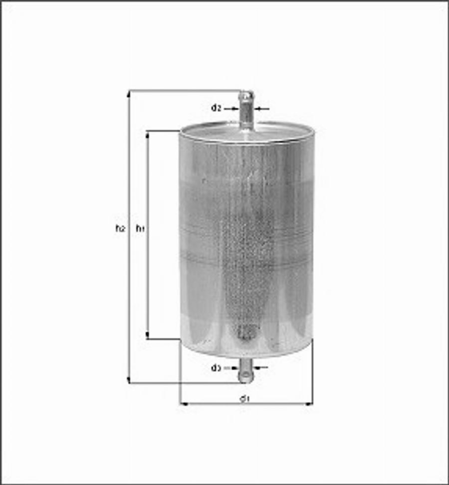 Magneti Marelli 154087282630 - Degvielas filtrs ps1.lv