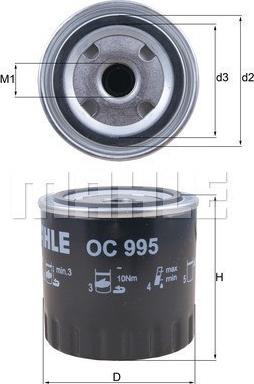 Magneti Marelli 154705343580 - Eļļas filtrs ps1.lv