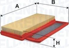 Magneti Marelli 153071760528 - Gaisa filtrs ps1.lv