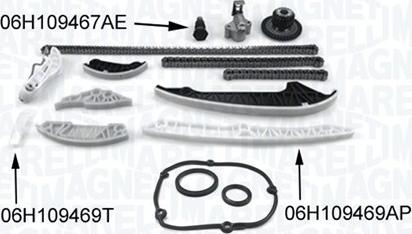 Magneti Marelli 341500001150 - Sadales vārpstas piedziņas ķēdes komplekts ps1.lv