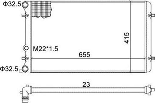 Magneti Marelli 359000390220 - Radiators, Motora dzesēšanas sistēma ps1.lv