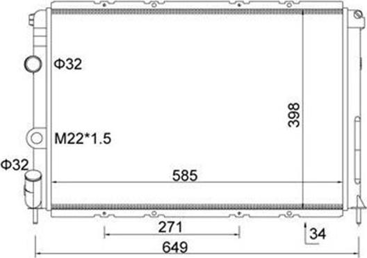 Magneti Marelli 359000391570 - Radiators, Motora dzesēšanas sistēma ps1.lv