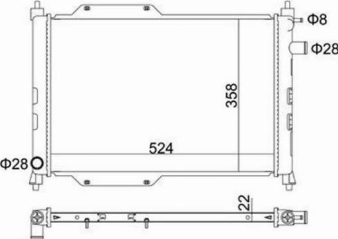 Magneti Marelli 359000391690 - Radiators, Motora dzesēšanas sistēma ps1.lv