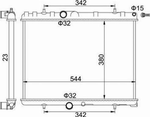 Magneti Marelli 359000391260 - Radiators, Motora dzesēšanas sistēma ps1.lv