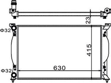 Magneti Marelli 359000300910 - Radiators, Motora dzesēšanas sistēma ps1.lv