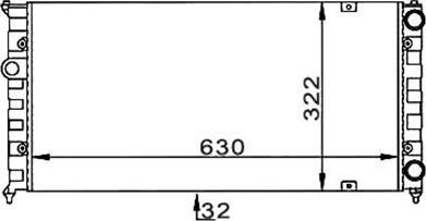 Magneti Marelli 359000300450 - Radiators, Motora dzesēšanas sistēma ps1.lv