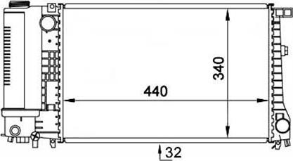 Magneti Marelli 359000300460 - Radiators, Motora dzesēšanas sistēma ps1.lv