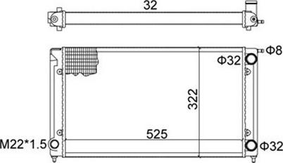 Magneti Marelli 359000300420 - Radiators, Motora dzesēšanas sistēma ps1.lv