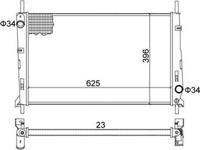 Magneti Marelli 359000300550 - Radiators, Motora dzesēšanas sistēma ps1.lv