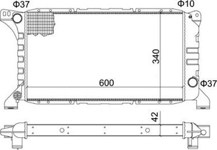 Magneti Marelli 359000300560 - Radiators, Motora dzesēšanas sistēma ps1.lv