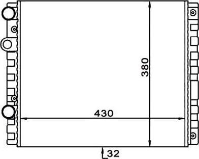 Magneti Marelli 359000300680 - Radiators, Motora dzesēšanas sistēma ps1.lv