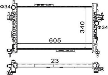 Magneti Marelli 359000300840 - Radiators, Motora dzesēšanas sistēma ps1.lv