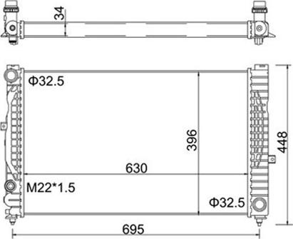 Magneti Marelli 359000300770 - Radiators, Motora dzesēšanas sistēma ps1.lv