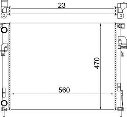 Magneti Marelli 359000391550 - Radiators, Motora dzesēšanas sistēma ps1.lv