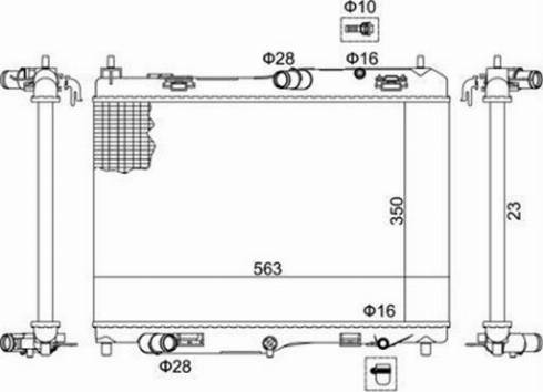 Magneti Marelli 359000301820 - Radiators, Motora dzesēšanas sistēma ps1.lv