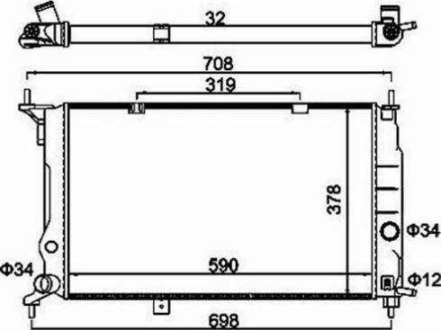 Magneti Marelli 359000301350 - Radiators, Motora dzesēšanas sistēma ps1.lv