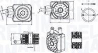 Magneti Marelli 350300003600 - Eļļas radiators, Motoreļļa ps1.lv