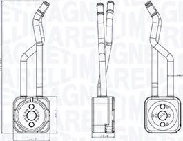 Magneti Marelli 350300003800 - Eļļas radiators, Motoreļļa ps1.lv