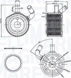 Magneti Marelli 350300002900 - Eļļas radiators, Motoreļļa ps1.lv