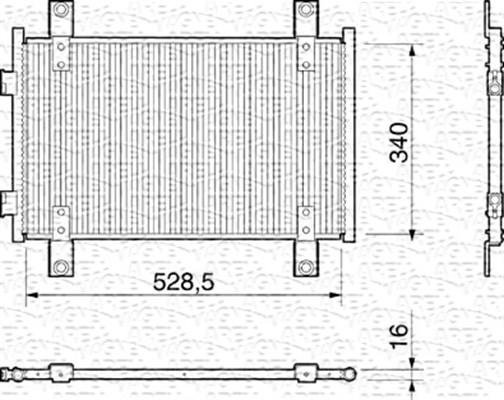 Magneti Marelli 350203159000 - Kondensators, Gaisa kond. sistēma ps1.lv