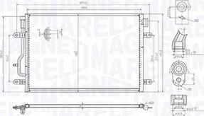 Magneti Marelli 350203103300 - Kondensators, Gaisa kond. sistēma ps1.lv