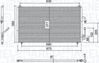 Magneti Marelli 350203804000 - Kondensators, Gaisa kond. sistēma ps1.lv