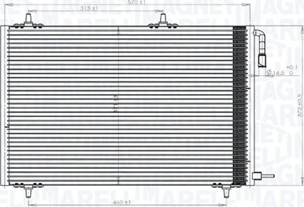 Magneti Marelli 350203816000 - Kondensators, Gaisa kond. sistēma ps1.lv