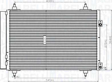 Magneti Marelli 350203820000 - Kondensators, Gaisa kond. sistēma ps1.lv