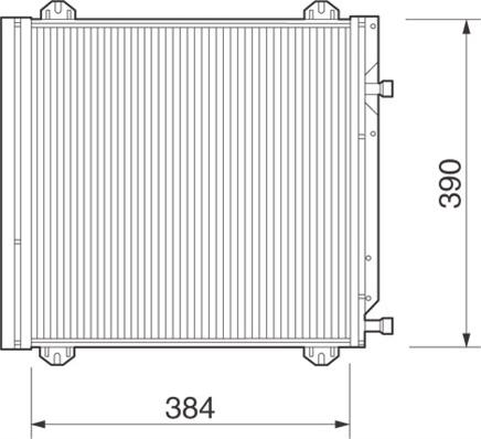 Magneti Marelli 350203218000 - Kondensators, Gaisa kond. sistēma ps1.lv