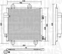 Magneti Marelli 350203753000 - Kondensators, Gaisa kond. sistēma ps1.lv