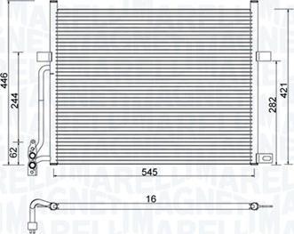 Magneti Marelli 350203776000 - Kondensators, Gaisa kond. sistēma ps1.lv