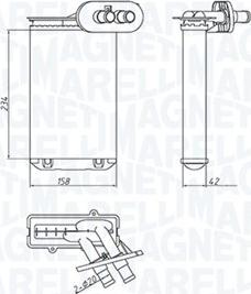 Magneti Marelli 350218494000 - Siltummainis, Salona apsilde ps1.lv