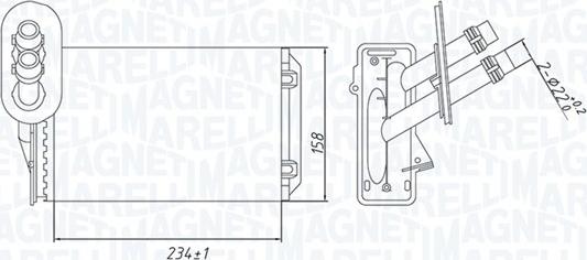 Magneti Marelli 350218492000 - Siltummainis, Salona apsilde ps1.lv