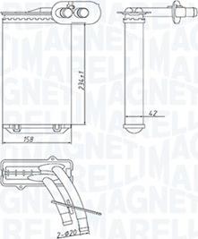 Magneti Marelli 350218447000 - Siltummainis, Salona apsilde ps1.lv