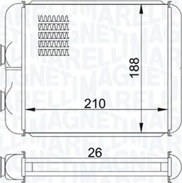 Magneti Marelli 350218407000 - Siltummainis, Salona apsilde ps1.lv