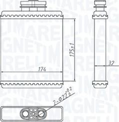 Magneti Marelli 350218412000 - Siltummainis, Salona apsilde ps1.lv