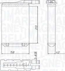 Magneti Marelli 350218489000 - Siltummainis, Salona apsilde ps1.lv